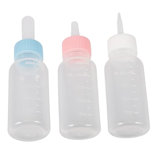 BESTonZON 3 Stück Kleine Haustier Fütterungsflasche für Welpen und Kätzchen Praktische Milchflasche für Hunde und Katzen Leicht zu Reinigen Bruchsicher für Unterwegs BESTonZON 3 Stück Kleine Haustier Fütterungsflasche für Welpen und Kätzchen Praktische Milchflasche für Hunde und Katzen Leicht zu Reinigen Bruchsicher für Unterwegs von BESTonZON