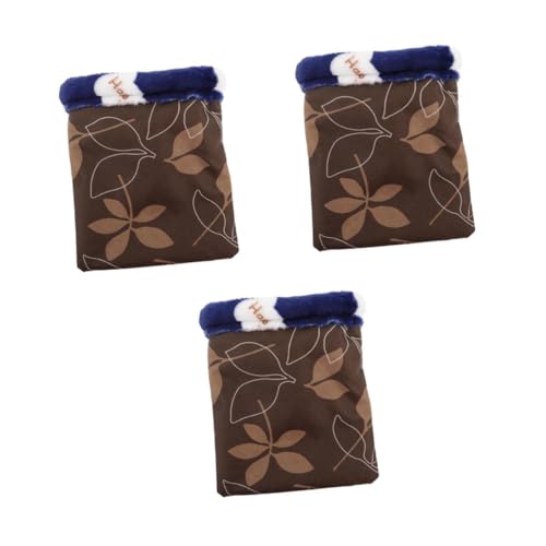 BESTonZON 3 Stück Pet Schlafsack für Kleintiere Warmes Kuschelbett für Hamster Kaninchen und Meerschweinchen Weiche Schlafunterlage Zufälligen Farben für Gemütlichkeit und BESTonZON 3 Stück Pet Schlafsack für Kleintiere Warmes Kuschelbett für Hamster Kaninchen und Meerschweinchen Weiche Schlafunterlage Zufälligen Farben für Gemütlichkeit und von BESTonZON