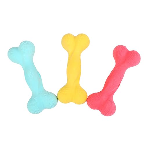 BESTonZON 3 Stück Teiliges Hundespielzeug Kauspielzeug Zahnpflege Kauknochen Knochenform Bpa frei Robust für Welpen und Kleine Hunde Fördert Zahngesundheit und Zufällige Zufällige Farbe BESTonZON 3 Stück Teiliges Hundespielzeug Kauspielzeug Zahnpflege Kauknochen Knochenform Bpa frei Robust für Welpen und Kleine Hunde Fördert Zahngesundheit und Zufällige Zufällige Farbe von BESTonZON