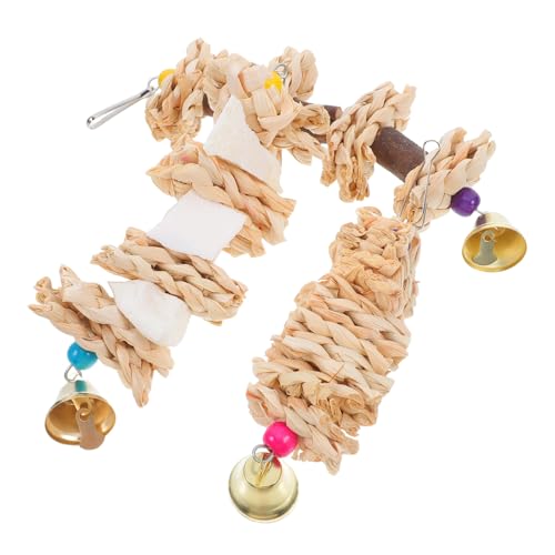 BESTonZON 3 Stück Vogel Vögel Papagei Kauspielzeug Vogelspielzeug Für Sittiche Hängendes Kauspielzeug Für Papageien Kleines Vogel-hängespielzeug Papageienspielzeug Holz BESTonZON 3 Stück Vogel Vögel Papagei Kauspielzeug Vogelspielzeug Für Sittiche Hängendes Kauspielzeug Für Papageien Kleines Vogel-hängespielzeug Papageienspielzeug Holz von BESTonZON