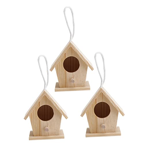 BESTonZON 3 Stück Vogelnest Dekoration Dekoratives Miniatur Nest Vogelhaus Für Draußen Künstliches Vogelnest Große Vogelhäuser Ornamente Gartenornament Kleines Holz BESTonZON 3 Stück Vogelnest Dekoration Dekoratives Miniatur Nest Vogelhaus Für Draußen Künstliches Vogelnest Große Vogelhäuser Ornamente Gartenornament Kleines Holz von BESTonZON