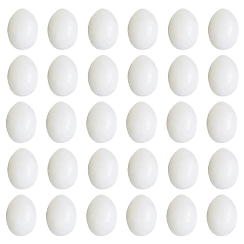 BESTonZON 30 Stück Simulation Taubeneier Künstliche Eier für Zucht und Dekoration Wiederverwendbar Wassergefüllt für Taubenbrutpflege Eiqualität BESTonZON 30 Stück Simulation Taubeneier Künstliche Eier für Zucht und Dekoration Wiederverwendbar Wassergefüllt für Taubenbrutpflege Eiqualität von BESTonZON