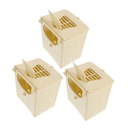 BESTonZON 3Er-Packung Zuchtbox für coop Häuser Verschachtelung Vogel brutkasten Vogelkäfig Vogelzuchtplatz Vogelbrutschränke Vogelzuchtzubehör Spatzennest Vogel Nistkäfig Abs Beige BESTonZON 3Er-Packung Zuchtbox für coop Häuser Verschachtelung Vogel brutkasten Vogelkäfig Vogelzuchtplatz Vogelbrutschränke Vogelzuchtzubehör Spatzennest Vogel Nistkäfig Abs Beige von BESTonZON