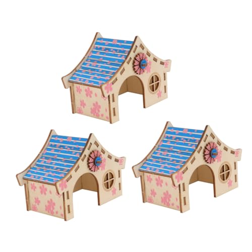 BESTonZON 3stücke Holzvilla Als Ruhehaus Für Hamster Mit Kauspielzeug Für Zähnepflege Geeignet Für Kleintiere Wie Ratten Spielzeug Fördert Bewegung Und Entspannung BESTonZON 3stücke Holzvilla Als Ruhehaus Für Hamster Mit Kauspielzeug Für Zähnepflege Geeignet Für Kleintiere Wie Ratten Spielzeug Fördert Bewegung Und Entspannung von BESTonZON