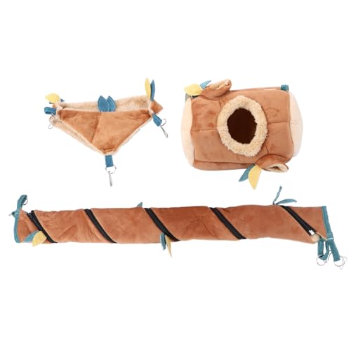 BESTonZON 3Stücke Teiliges Hamster mit Hängematte im Blattdesign für Kleintiere Fördert Bewegung und Balance für Hamster Meerschweinchen und Andere Haustiere BESTonZON 3Stücke Teiliges Hamster mit Hängematte im Blattdesign für Kleintiere Fördert Bewegung und Balance für Hamster Meerschweinchen und Andere Haustiere von BESTonZON