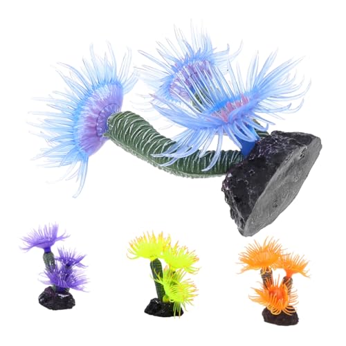 BESTonZON 4 Stück Aquarium Dekoration Resin Korallenornamente für Süß und Salzwasseraquarien Verschönern Sie Fischbecken BESTonZON 4 Stück Aquarium Dekoration Resin Korallenornamente für Süß und Salzwasseraquarien Verschönern Sie Fischbecken von BESTonZON