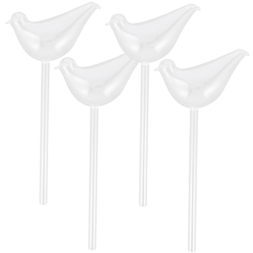 BESTonZON 4 Stück Fauler Blumenbewässerer zimmerpflanzen selbstbewässernde Kugeln Blumenbewässerungszwiebeln für Pflanzen Glas mit hohem Borosilikatgehalt Transparent BESTonZON 4 Stück Fauler Blumenbewässerer zimmerpflanzen selbstbewässernde Kugeln Blumenbewässerungszwiebeln für Pflanzen Glas mit hohem Borosilikatgehalt Transparent von BESTonZON