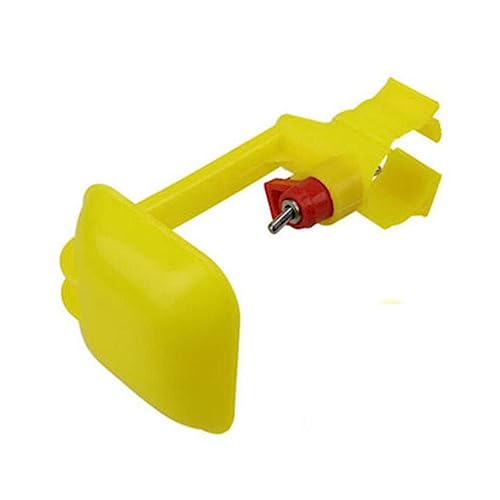 BESTonZON 4stücke Hühnertränke Automatische Aus Kunststoff Zum Aufhängen Für Hühner Und Gänse Tränke Wasserspender Für Geflügel Wassertränke Gelb von BESTonZON