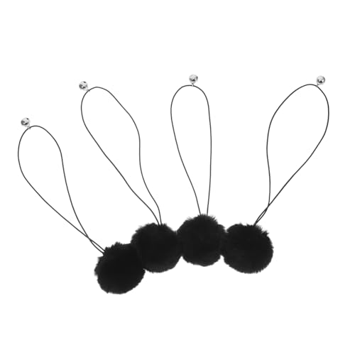 BESTonZON 4 Stück Katzenkratzbaum Ersatzball Hängespielzeug Für Katzenbäume Katzenbäume Hängeball Katzenspielzeug Bälle Mit Seil Katzenkratzbaum Ball Glocke Katzenbälle Plüsch Schwarz BESTonZON 4 Stück Katzenkratzbaum Ersatzball Hängespielzeug Für Katzenbäume Katzenbäume Hängeball Katzenspielzeug Bälle Mit Seil Katzenkratzbaum Ball Glocke Katzenbälle Plüsch Schwarz von BESTonZON