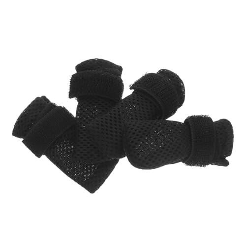 BESTonZON 4 Stück Katzenpfotenschuhe aus Weichem rutschfest und Kratzfest Pfotenschutz für Katzen und Hunde für Baden Medikamentengabe Krallenpflege Warm und Bequem Schwarz BESTonZON 4 Stück Katzenpfotenschuhe aus Weichem rutschfest und Kratzfest Pfotenschutz für Katzen und Hunde für Baden Medikamentengabe Krallenpflege Warm und Bequem Schwarz von BESTonZON
