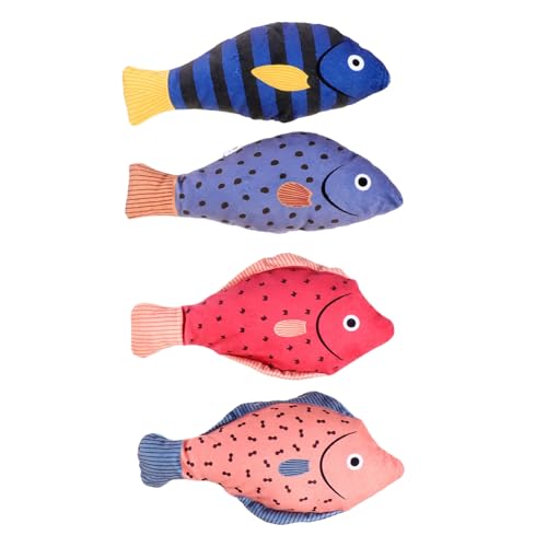 BESTonZON 4 Stück Katzenspielzeug plüschtiere Plush Toy Katzenpuppenspielzeug cat Toy für Katzen interaktiv Haustier interaktiv quietschendes für Haustiere Haustierbedarf BESTonZON 4 Stück Katzenspielzeug plüschtiere Plush Toy Katzenpuppenspielzeug cat Toy für Katzen interaktiv Haustier interaktiv quietschendes für Haustiere Haustierbedarf von BESTonZON
