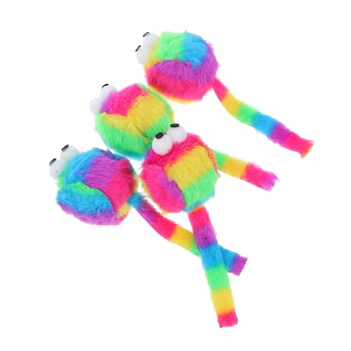BESTonZON 4 Stück Simulierte Plüschmaus Katzenspielzeug Kätzchen Trainingsspielzeug Mäusespielzeug Kätzchenspielzeug Katzenbedarf Kätzchenbedarf Für Hauskatzen Plüsch BESTonZON 4 Stück Simulierte Plüschmaus Katzenspielzeug Kätzchen Trainingsspielzeug Mäusespielzeug Kätzchenspielzeug Katzenbedarf Kätzchenbedarf Für Hauskatzen Plüsch von BESTonZON