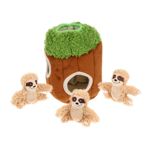 BESTonZON 4 Stück Teiliges Interaktives Hundespielzeug aus Robustem Plüsch mit Quietschfunktion Fördert Zahnpflege und Stressabbau für Welpen und Bewegungsfreudige Hunde Langlebig und BESTonZON 4 Stück Teiliges Interaktives Hundespielzeug aus Robustem Plüsch mit Quietschfunktion Fördert Zahnpflege und Stressabbau für Welpen und Bewegungsfreudige Hunde Langlebig und von BESTonZON