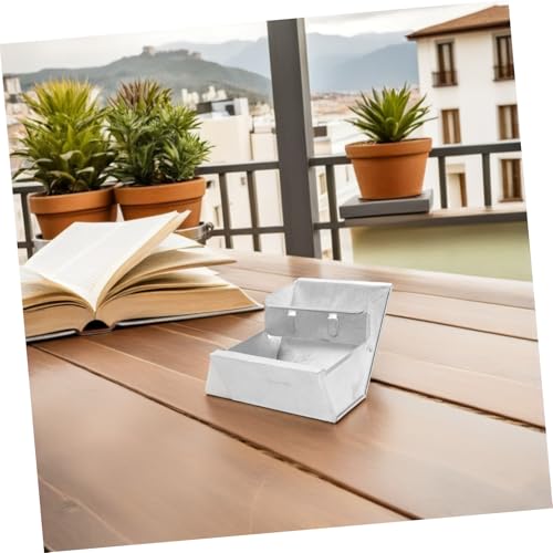 BESTonZON 4stücke Metall Futterbox Für Kaninchen Mit Großer Kapazität Futterspender Aus Eisen Für Kleintiere Weidefutterautomat Für Küken Katzen Meerschweinchen von BESTonZON