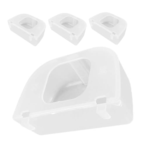 BESTonZON 4 Stück Vogelfutterspender mit Transparenten Futterbehältern für Käfige Praktischer Futter und Wasserspender für Papageien und Tauben Platzsparendes Design Leicht zu Reinigen BESTonZON 4 Stück Vogelfutterspender mit Transparenten Futterbehältern für Käfige Praktischer Futter und Wasserspender für Papageien und Tauben Platzsparendes Design Leicht zu Reinigen von BESTonZON