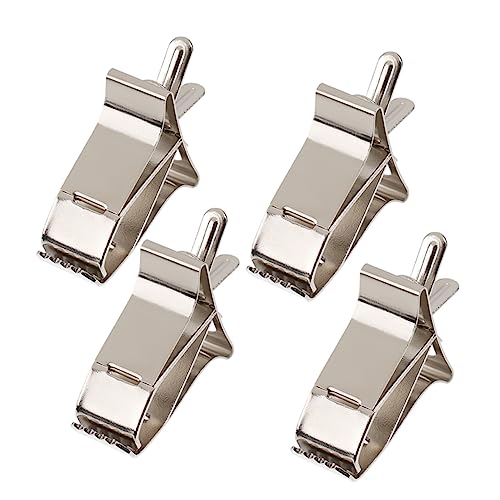 BESTonZON 4 Stück Praktische Vogel Futter Clips für Käfig Kompakte Obst und Gemüseklammern aus für Papageien und Wellensittiche Installieren Robust und Langlebig von BESTonZON