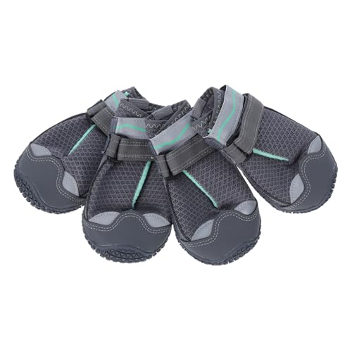 BESTonZON 4 Stück rutschfeste Booties für Kleine Hunde Pfotenschutz für Wetterbedingungen für an Heißen Sommertagen und Kalten Wintertagen BESTonZON 4 Stück rutschfeste Booties für Kleine Hunde Pfotenschutz für Wetterbedingungen für an Heißen Sommertagen und Kalten Wintertagen von BESTonZON