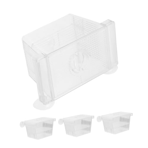 BESTonZON 4 Teilige Fischbrutbox Betta Aquarium Mit Trennwand Kunststoff Fischtrenner Schildkrötenhabitat Aquarium Fisch Aquarium Fischzuchtkoffer Fischeier BESTonZON 4 Teilige Fischbrutbox Betta Aquarium Mit Trennwand Kunststoff Fischtrenner Schildkrötenhabitat Aquarium Fisch Aquarium Fischzuchtkoffer Fischeier von BESTonZON