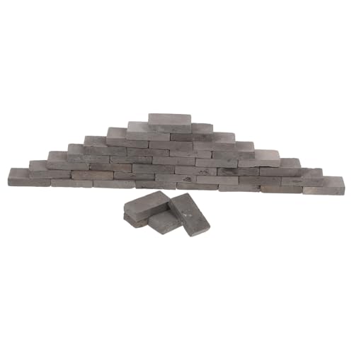 BESTonZON 40 Stück Ziegeln Landschaftsbau Dekoration Mini-puppenhaussteine Winzige Ziegel Mini-Konstruktion Miniaturen Puppenhauszubehör Mini-bausteine Roter Ton Gebrannt Dunkelgrau BESTonZON 40 Stück Ziegeln Landschaftsbau Dekoration Mini-puppenhaussteine Winzige Ziegel Mini-Konstruktion Miniaturen Puppenhauszubehör Mini-bausteine Roter Ton Gebrannt Dunkelgrau von BESTonZON