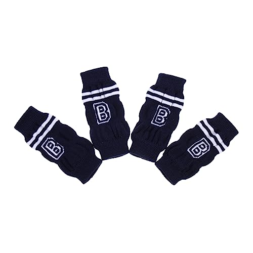 BESTonZON 4Stücke Hundebeinschutzsocken rutschfeste Katzensocken für Haustiere Atmungsaktiv und Warm für Welpen und Kleine BESTonZON 4Stücke Hundebeinschutzsocken rutschfeste Katzensocken für Haustiere Atmungsaktiv und Warm für Welpen und Kleine von BESTonZON