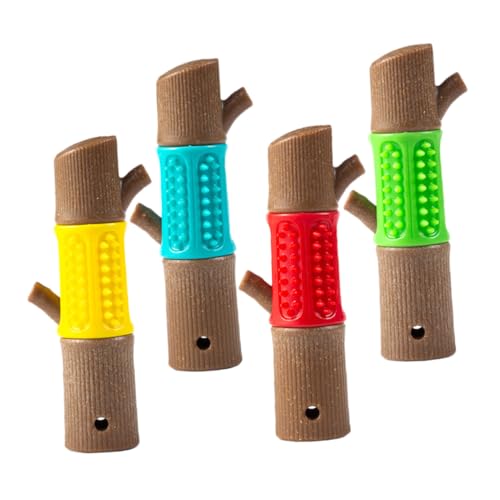 BESTonZON 4Stücke Kauspielzeug Für Kleine Teiliges Interaktives Aus Sicheren Materialien Bunten Fördert Zahnpflege Und Spielspaß von BESTonZON