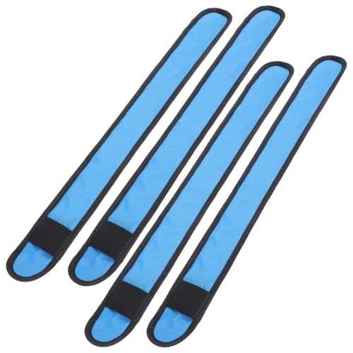 BESTonZON 4Stücke LED Pferdebeingurte Knöchelriemen für Pferdezubehör Verstellbar Langlebig Bedienen für Sicheres bei Nacht von BESTonZON