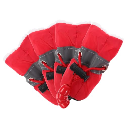 BESTonZON 4Stücke rutschfeste Hundeschuhe Für Pfotenschutz Für Kleine Und Mittelgroße wasserdichte Haustier Stiefeletten Mit Rutschfester Sohle BESTonZON 4Stücke rutschfeste Hundeschuhe Für Pfotenschutz Für Kleine Und Mittelgroße wasserdichte Haustier Stiefeletten Mit Rutschfester Sohle von BESTonZON