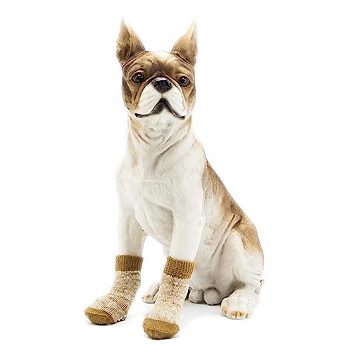 BESTonZON 4Stücke rutschfeste Hundesocken aus Baumwolle Rutsch Pfotenschutz für Kleine für Drinnen Schützend gegen Kälte und Schmutz BESTonZON 4Stücke rutschfeste Hundesocken aus Baumwolle Rutsch Pfotenschutz für Kleine für Drinnen Schützend gegen Kälte und Schmutz von BESTonZON