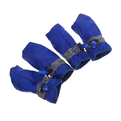 BESTonZON 4Stücke wasserdichte rutschfeste Hundestiefel für Kleine bis Mittelgroße XL Allwetter Haustierschuhe mit Rutschfesten Sohlen für Komfortables im Freien BESTonZON 4Stücke wasserdichte rutschfeste Hundestiefel für Kleine bis Mittelgroße XL Allwetter Haustierschuhe mit Rutschfesten Sohlen für Komfortables im Freien von BESTonZON