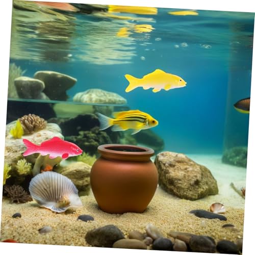 BESTonZON 5 Stück Miniatur Karpfen Koi Fischfigur Simulationsfisch Ornament Künstliche Koi Fische Goldfisch Tank Dekoration Schwimmende Fischstatue Harz Fisch Skulptur Kleines von BESTonZON