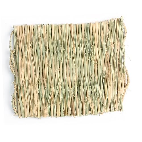 BESTonZON 5 Stück Teiliges Handgewebtes Strohmatten für Kleintiere Natürlicher Kaninchen und Meerschweinchen Schlafplatz Zahnfreundliche Weiche Grasmatte für Hasen Hamster Chinchillas als BESTonZON 5 Stück Teiliges Handgewebtes Strohmatten für Kleintiere Natürlicher Kaninchen und Meerschweinchen Schlafplatz Zahnfreundliche Weiche Grasmatte für Hasen Hamster Chinchillas als von BESTonZON
