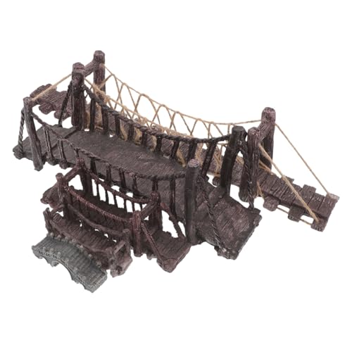BESTonZON 5 Stück Teiliges Miniatur-Aquarium-zubehör Faderesistente Resin-hängebrücken Langlebige Fischbecken-Dekoration Stimulierende Unterwasserlandschaft Vielseitige BESTonZON 5 Stück Teiliges Miniatur-Aquarium-zubehör Faderesistente Resin-hängebrücken Langlebige Fischbecken-Dekoration Stimulierende Unterwasserlandschaft Vielseitige von BESTonZON
