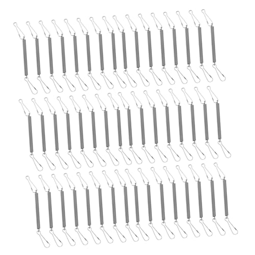 BESTonZON 50 Stück Edelstahl Federclips für Kaninchen Trinkflaschen Kleine Kleintierkäfig Zubehör Rostfreie Wasserflaschenhalter mit Federmechanismus Langlebig und Witterungsbeständig für BESTonZON 50 Stück Edelstahl Federclips für Kaninchen Trinkflaschen Kleine Kleintierkäfig Zubehör Rostfreie Wasserflaschenhalter mit Federmechanismus Langlebig und Witterungsbeständig für von BESTonZON