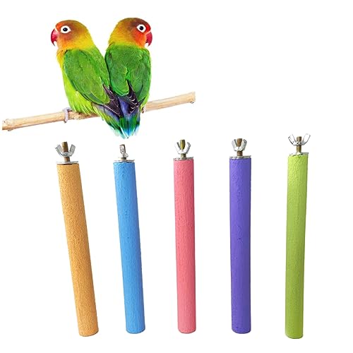 BESTonZON 5stücke Grind-Sticks Naturholz Kletterstangen Krallen-schleifspielzeug Für Vögel Zufällige Farben Für Sittiche Und Kleine Papageien BESTonZON 5stücke Grind-Sticks Naturholz Kletterstangen Krallen-schleifspielzeug Für Vögel Zufällige Farben Für Sittiche Und Kleine Papageien von BESTonZON