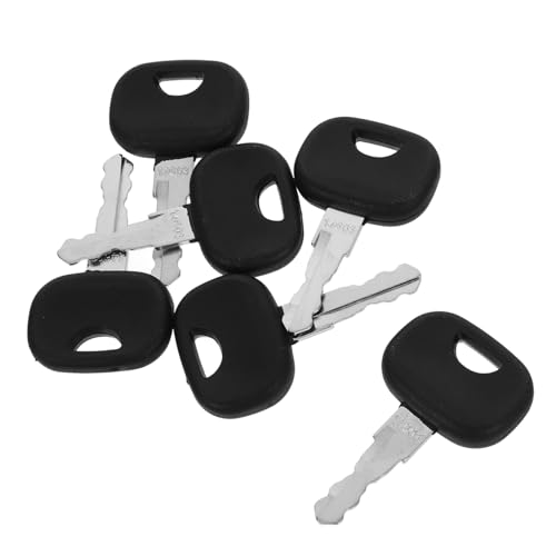 BESTonZON 6 Stück Bagger Schlüssel Für Schwere Ausrüstung Ersatz Bagger Zündschlüssel Tragbare Zündschlüssel Baumaschinenzubehör Baufahrzeug Anbaugerät Baggerteil Eisen BESTonZON 6 Stück Bagger Schlüssel Für Schwere Ausrüstung Ersatz Bagger Zündschlüssel Tragbare Zündschlüssel Baumaschinenzubehör Baufahrzeug Anbaugerät Baggerteil Eisen von BESTonZON