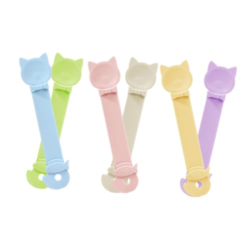 BESTonZON 6 Stück Katzenstreifen -Feeder Nass Behandeln Futternapf Für Katzen Katzenbehandlungspender Leckerli-futterlöffel Für Katzen Ableckbarer Katzenleckerli-löffel Plastik BESTonZON 6 Stück Katzenstreifen -Feeder Nass Behandeln Futternapf Für Katzen Katzenbehandlungspender Leckerli-futterlöffel Für Katzen Ableckbarer Katzenleckerli-löffel Plastik von BESTonZON