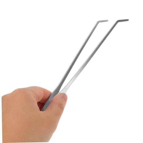 BESTonZON 6 Stück Teiliges Extra Lange Gebogene Edelstahl-zangen mit Rutschfesten Spitzen Multifunktionale Reptilien Aquarium-pflanzenpinzette für Bartagamen Schlangen und Terrarienpflege BESTonZON 6 Stück Teiliges Extra Lange Gebogene Edelstahl-zangen mit Rutschfesten Spitzen Multifunktionale Reptilien Aquarium-pflanzenpinzette für Bartagamen Schlangen und Terrarienpflege von BESTonZON