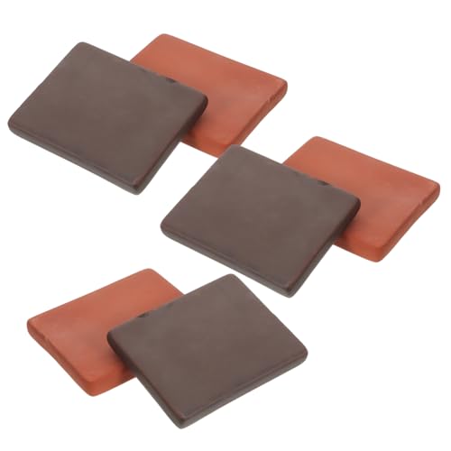 BESTonZON 6 Stück Teiliges Handgefertigte Keramikziegel für Schildkröten Lebensraum Natürliche Terrarien Dekoration Atmungsaktives Tonmaterial Sicher für Land und Wasserschildkröten BESTonZON 6 Stück Teiliges Handgefertigte Keramikziegel für Schildkröten Lebensraum Natürliche Terrarien Dekoration Atmungsaktives Tonmaterial Sicher für Land und Wasserschildkröten von BESTonZON