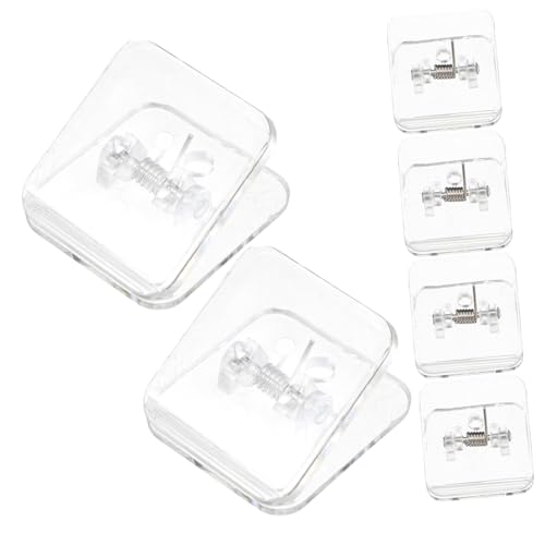 BESTonZON 6 Stück Transparenter Halter für Hundetoilette rutschfeste Pinkelmattenhalterung mit Selbstklebender Rückseite Geeignet für Indoor und Outdoor Trainingspads Stabiler von BESTonZON