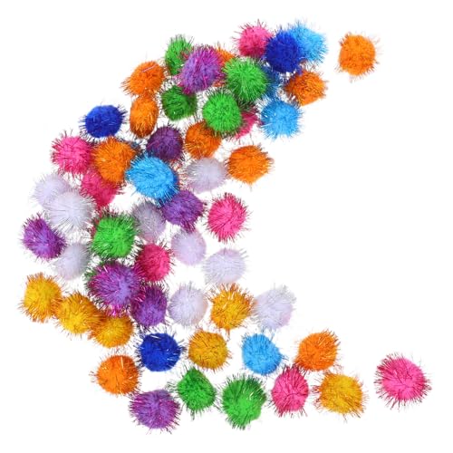 BESTonZON 60 Stück Katzen-Pompon-bälle – Lametta-Glitzer-Pompon-bälle – Interaktives Blitzspielzeug Für Katzen Und Kätzchen, Bewegung Und Unterhaltung BESTonZON 60 Stück Katzen-Pompon-bälle – Lametta-Glitzer-Pompon-bälle – Interaktives Blitzspielzeug Für Katzen Und Kätzchen, Bewegung Und Unterhaltung von BESTonZON