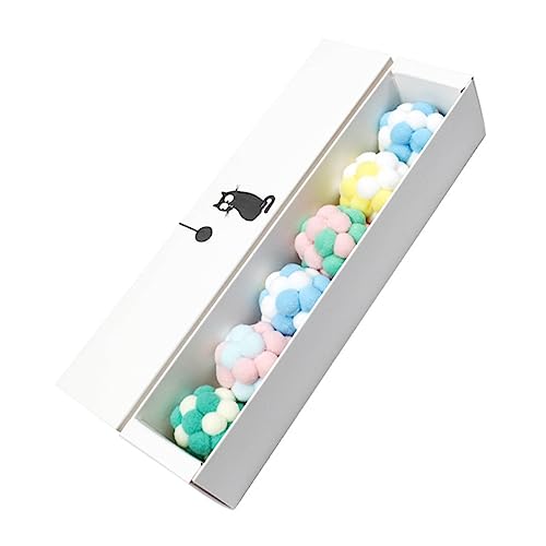 BESTonZON 6Stücke Katzenglockenspielzeug Interaktive Plüschbälle Für Kätzchen Lustige Und Anregende Kauspielsachen Zur Aktivität Und Unterhaltung BESTonZON 6Stücke Katzenglockenspielzeug Interaktive Plüschbälle Für Kätzchen Lustige Und Anregende Kauspielsachen Zur Aktivität Und Unterhaltung von BESTonZON