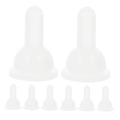 BESTonZON 8 Stück Zubehör für Schnuller für Haustiere fütterungsnippel für kätzchen Taube Nippel Silikonnippel für Haustierfütterung Ziegen-Säugenippel Kieselgel Weiß BESTonZON 8 Stück Zubehör für Schnuller für Haustiere fütterungsnippel für kätzchen Taube Nippel Silikonnippel für Haustierfütterung Ziegen-Säugenippel Kieselgel Weiß von BESTonZON