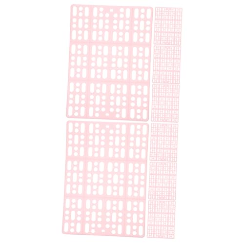 BESTonZON 8Stücke Kaninchen Käfig Matte rutschfeste Waschbare Kunststoff Bodenmatte für Haustiere mit Drainagelöchern für Kleintierkäfige und Unterlage im Badezimmer oder in Küche von BESTonZON