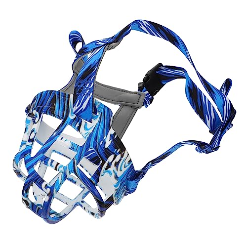 BESTonZON Adjustable Dog Muzzle for Small Dogs Breathable Prevent Barking and Eating for Outdoor Use von BESTonZON
