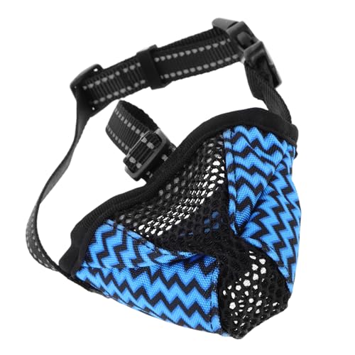 BESTonZON Anti-Biss-maulkorb Für Hunde Hundemaulkorb Aus Air-mesh Weicher Maulkorb Für Große Hunde Kleiner Hundemaulkorb Zum Beißen Kein Rindenmaulkorb Maulkorb Für Hund Blau Polyester BESTonZON Anti-Biss-maulkorb Für Hunde Hundemaulkorb Aus Air-mesh Weicher Maulkorb Für Große Hunde Kleiner Hundemaulkorb Zum Beißen Kein Rindenmaulkorb Maulkorb Für Hund Blau Polyester von BESTonZON