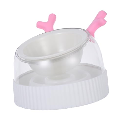 BESTonZON Anti-Kipp-haustiernapf Futter- Und Wasserspender Für Haustiere Langsamer Wassernapf Für Hunde Erhöhte Hundenäpfe Futternapf Für Katzen Katzennäpfe Katzennapf Keramik Weiß von BESTonZON