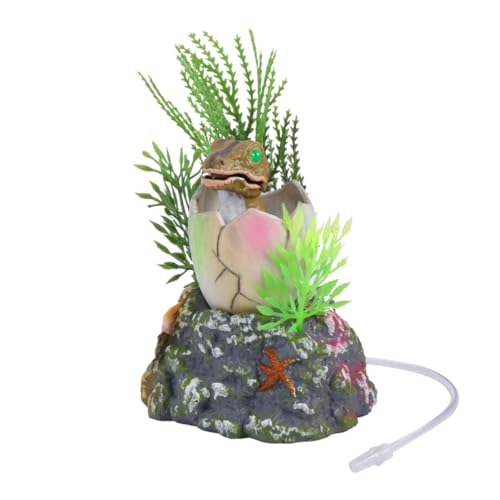 BESTonZON Aquarium Deko Kleine Dinosaurier aus Resin Luftbetriebene Blasenfunktion Farbenfrohes Fischversteck Sicher und Attraktiv für Fischbecken zur Verschönerung Schutzort für Fische BESTonZON Aquarium Deko Kleine Dinosaurier aus Resin Luftbetriebene Blasenfunktion Farbenfrohes Fischversteck Sicher und Attraktiv für Fischbecken zur Verschönerung Schutzort für Fische von BESTonZON