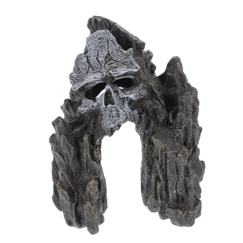 BESTonZON Aquarium Deko Resin Höhle Modell Versteckplatz für Fische und Reptilien Langlebige Künstliche Unterwasserlandschaft Einfach zu Reinigen Passend für Fisch und Garnelenaquarien von BESTonZON