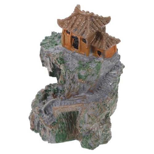 BESTonZON Aquarium Deko Tempel Berg Resin Ornament Langlebig Farbenfroh Vielseitig für Fischbecken Bonsai Garten Sandtisch BESTonZON Aquarium Deko Tempel Berg Resin Ornament Langlebig Farbenfroh Vielseitig für Fischbecken Bonsai Garten Sandtisch von BESTonZON