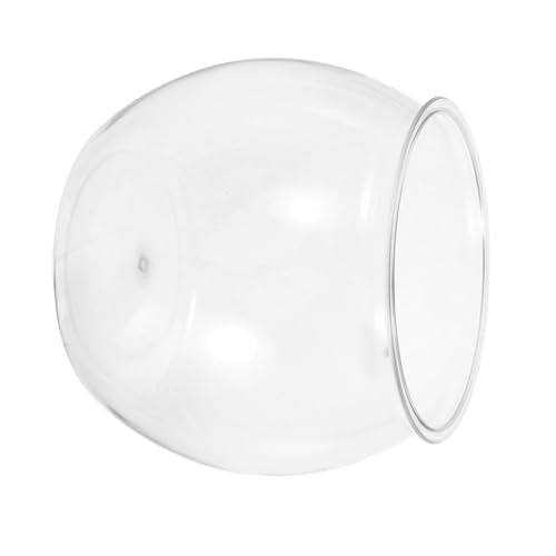 BESTonZON Aquarium Lotuspflanzer Fischglas Aus Glas Aquarientöpfe Blasenschale Aus Kunststoff Klarer Blasenpflanzer Desktop-vermehrungsstation Tischfischbecken Transparent Das Haustier von BESTonZON